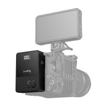 Compact SmallRig VB50 14000mAh Mini V-Mount Batterij met OLED-display en USB-C PD snelladen voor camera’s, videocamera’s, monitors en videol