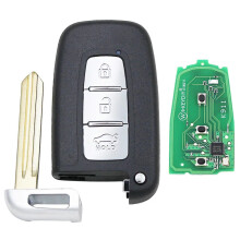 KeyDIY ZB Serie KD Slim Universele Afstandsbediening Sleutel ZB04 - 3 Knoppen Rechtse Invoerschacht