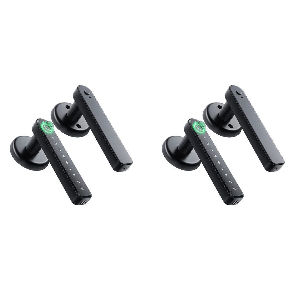 Fingerprint Smart Door Lock Knob With Keypad Keyless Entry Door Lock 4853004627959