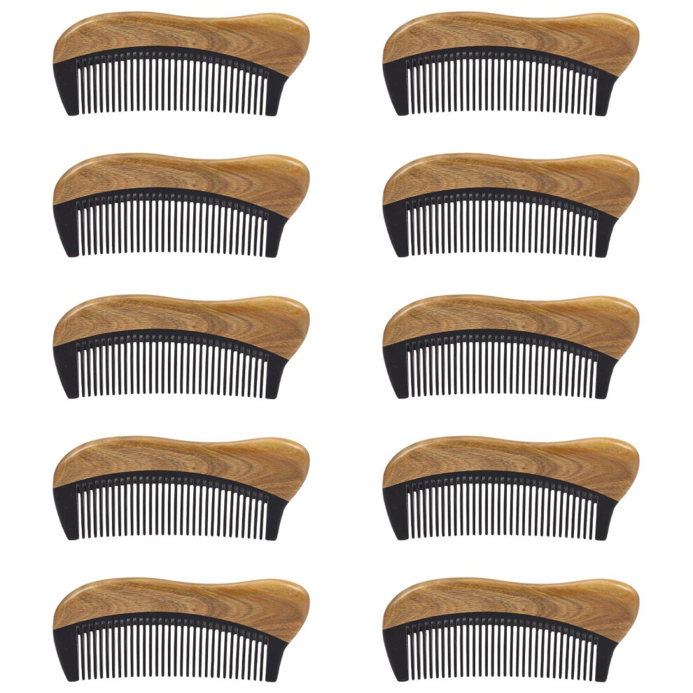 Natural Green Sandalwood Hair Comb - Wooden Comb (Green sandalwood)