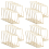 12PCS Gold Frame Acrylic Sign Holder, 4X6Inch Vertical 1