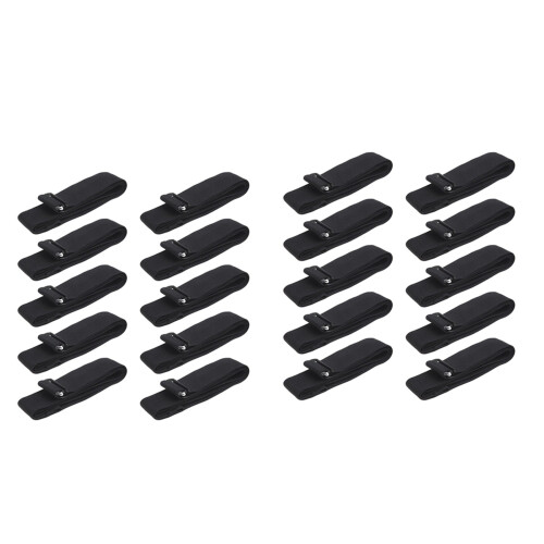 10 stk. justerbar elastisk stroppe for pulsbryst