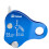 Sicherheitsklettern Schutz Ascender 220LB Seilgriff, Blau 2