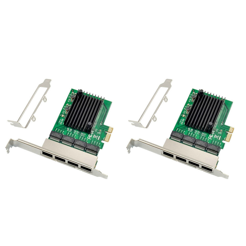 Rj-45 4-Port Ethernet Server Adapter Gigabit Network Card Pci-E X1 4853004642952