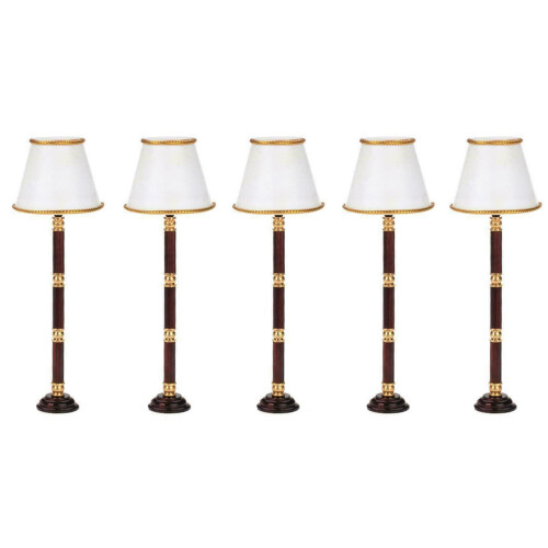 Φωτιστικό δαπέδου LED μινιατούρας 1/12 Dollhouse με μπαταρία