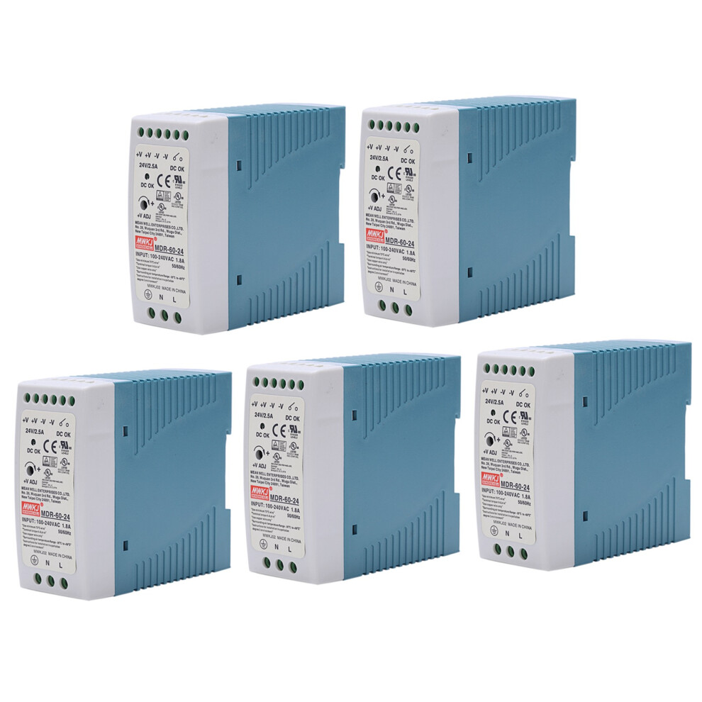 Mdr-60 24V 60W Din Rail Power Supply Ac-Dc Driver Voltage Regulator 4853004648695