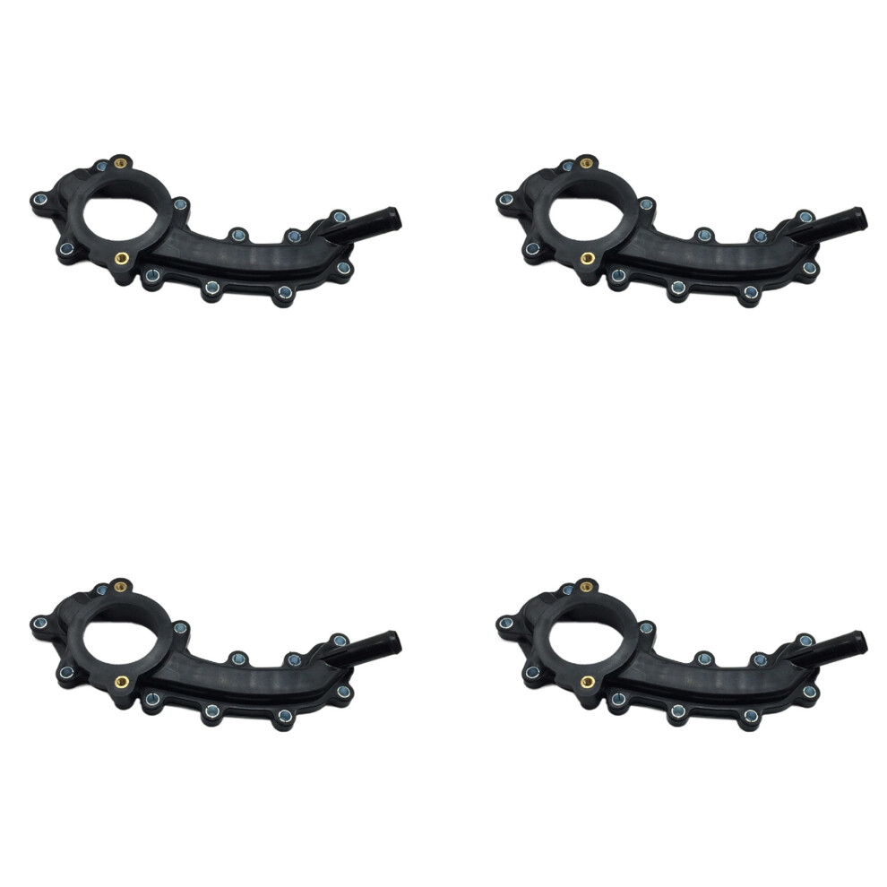4X Thermostat Housing Water Outlet For 300 2014-2017 5184653 Black 4853004649531