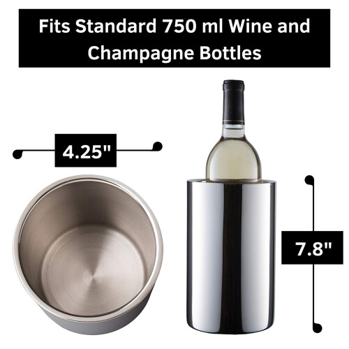 Isolerad vinkylarhink med vinluftare - passar 750 ml vinflaskor 1