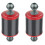 2X Diâmetro 60mm Fibra de Carbono Flutuante Braço Aquático 5 polegadas, Vermelho 1