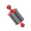 2X Diâmetro 60mm Fibra de Carbono Flutuante Braço Aquático 5 polegadas, Vermelho 3
