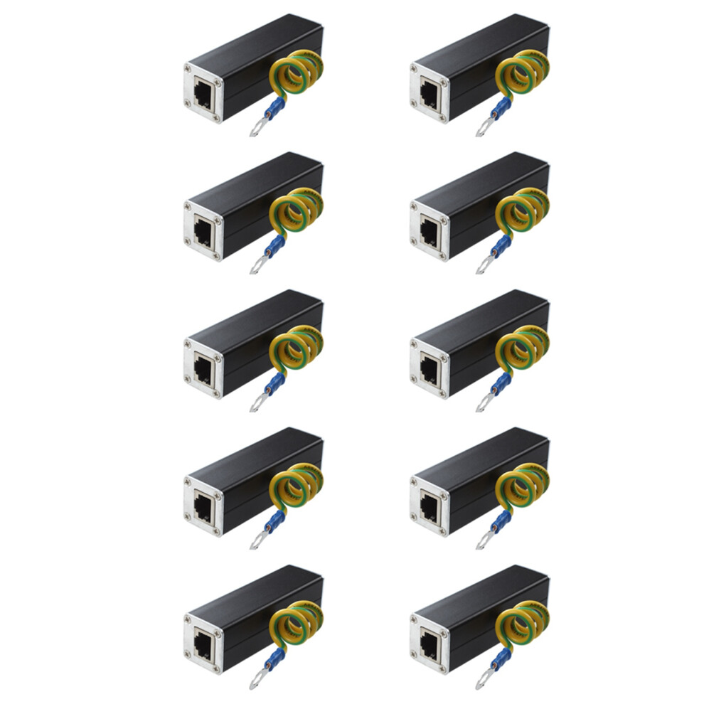 Rj45 Plug Ethernet Network Surge Protector Thunder Arrester 100Mhz 4853004654795
