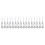 50 stuks golftee dubbellaags plastic bal tee zacht laag wit 2