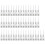50 stuks golftee dubbellaags plastic bal tee zacht laag wit 3