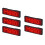 5x Bluetooth LED-naambadge, oplaadbaar lichtborddisplay, type 2 1