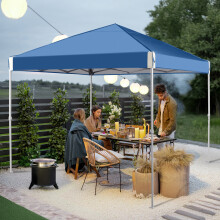 3mx3m Outdoor Pop-Up Canopy Tent With Sandbags