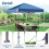 3mx3m Outdoor Pop-Up Canopy Tent With Sandbags 10