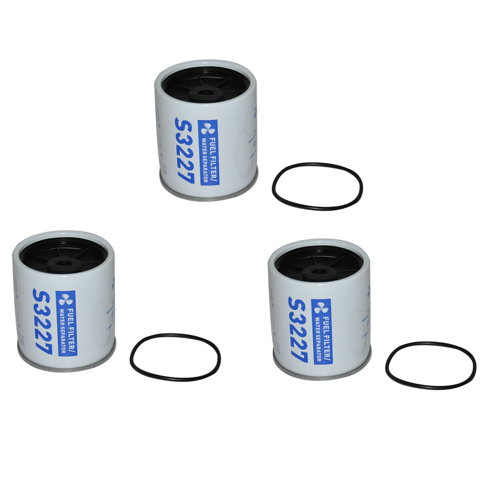 S3227 Outboard Marine Fuel Filter Elements Fuel Water Separator White 4853004668990