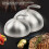 1Pcs 24cm Edelstahl Steak Abdeckung Teppanyaki Dome Gericht Deckel Hause 2