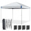 3mx3m Outdoor Pop-Up Canopy Tent With Sandbags 8