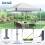 3mx3m Outdoor Pop-Up Canopy Tent With Sandbags 10