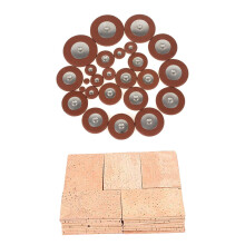 50Pcs Saxophon Hals Kork Blatt 2Mm Klarinette Joint Kork Blatt Kit