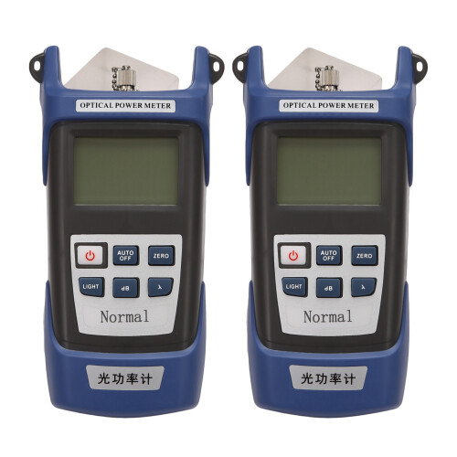 2X Handheld-Hochpräzisions-Glasfasertester mit FC/SC-Adapter