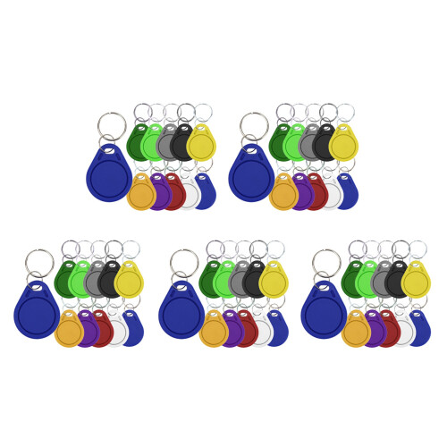 50 τεμάχια UID 13.56MHz Block 0 Sector Writable IC Card Keyfobs Key Tags