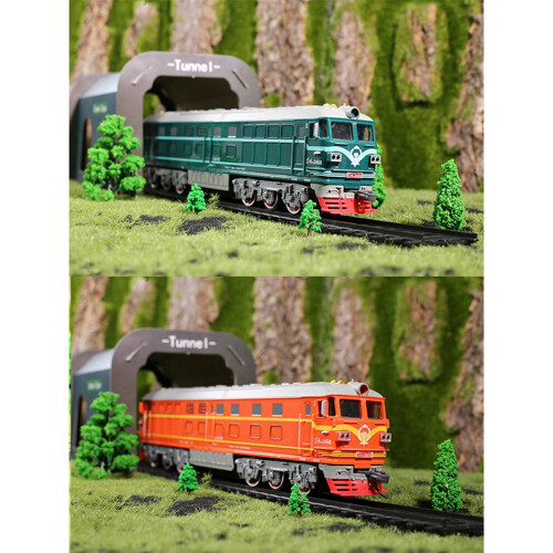 Barnsimulering 1:87 lokmodell i legering för barn, present (A) 2