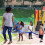 4x barnpromenadrep för skolbarn utomhus färgglada handtag 6