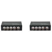 Segnale 1 in 4 Out AHD/CVI/TVI Video Splitter HD Telecamera coassiale, Nero