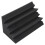 Akustická stěnová pěna Trap Black 4,6 x 4,6 x 9,5 palce (8 ks, černá) 5