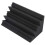 Akustická stěnová pěna Trap Black 4,6 x 4,6 x 9,5 palce (8 ks, černá) 6