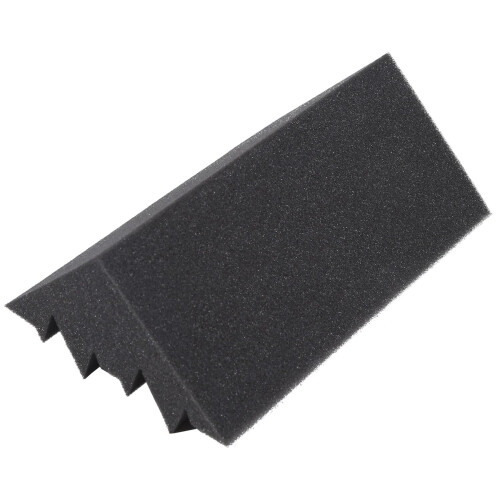 Akustická stěnová pěna Trap Black 4,6 x 4,6 x 9,5 palce (8 ks, černá) 2