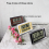 Digital Wall Clock LCD Number Time Temperature Calendar Alarm Silver 4