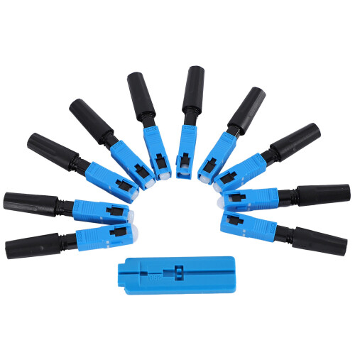 50 Pcs Embedded Sc Upc Fiber Optic Schnelle Stecker Ftth Single-Modus 1