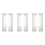Window White Sheer Curtains 90 Inches Long 2 Panels 1