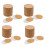Self-Adhesive Cork Coasters,Cork Mats Backing Sheets(320, Round) 1