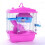 Gaiola para hamster com claraboia e casa de duas camadas rosa 5
