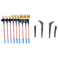 3 tipos de adaptador Add-A-Circuit e kit de fusível - porta-fusível de torneira com fusível
