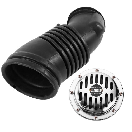 12 V-os 115 dB-es univerzális krómozott autóduda 2