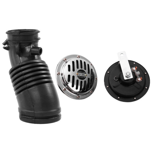 12 V-os 115 dB-es univerzális krómozott autóduda 1