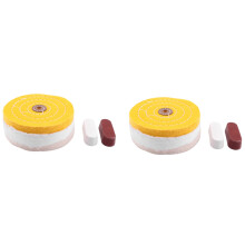 10Pcs 6 Inch Buffing Polishing Wheels for Bench Grinder