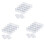 100Pcs Clear Plastic Label Holders for Wire Shelf Retail Price Label 1