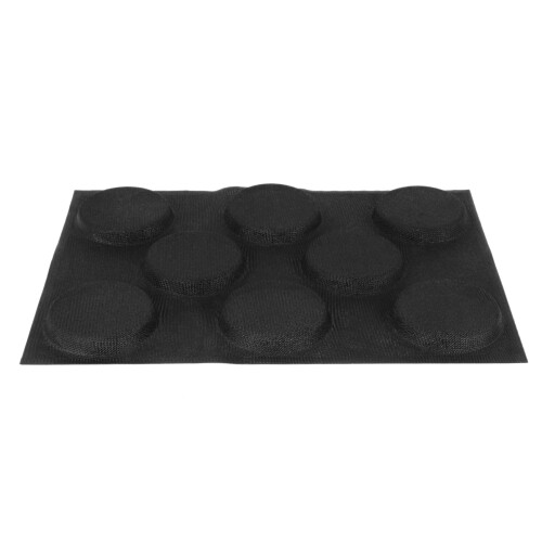 Silicone Hamburger Bread Forms Molds Baking Sheets Fit Half Pan Size 2
