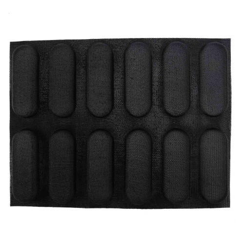 Silicone Pan-Non-Stick,Hot Dog Molds, Baking Mat Bread Mould 2