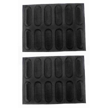 Silicone Pan-Non-Stick,Hot Dog Molds, Baking Mat Bread Mould