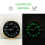 2X 12 Inch Round Large Luminous Wall Clock Glow in the Dark -Silver 4
