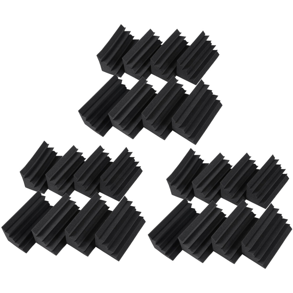 4.6 In X 4.6 In X 9.5 In Black Trap Acoustic Wall Foam (8Pcs, Black) 4853004617097