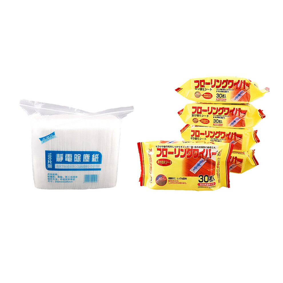 180PCS Disposable Sheets Floor Cleaning Wipe Mop Dust Paper-image-OPC-PHTP8NC-NEW