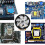 X200 CPU-køler 2 hedeledninger 120 mm lydløs blæser 4-bens PWM 5
